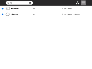 Recherche d'activité