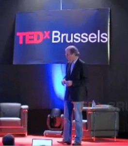 Nicholas Negroponte at the TEDx Brussel conference